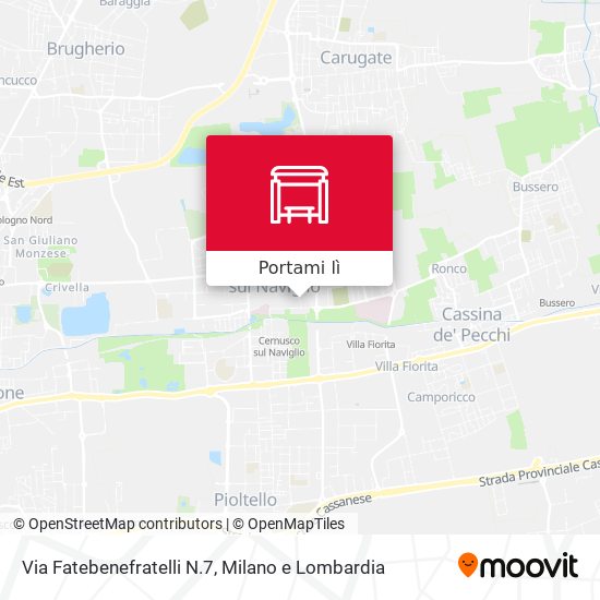 Mappa Via Fatebenefratelli N.7