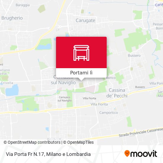 Mappa Via Porta Fr N.17