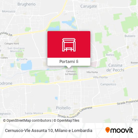 Mappa Cernusco-Vle Assunta 10