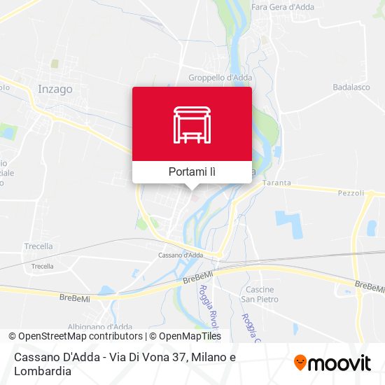 Mappa Cassano D'Adda - Via Di Vona 37