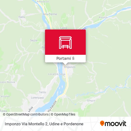 Mappa Imponzo Via Montello 2