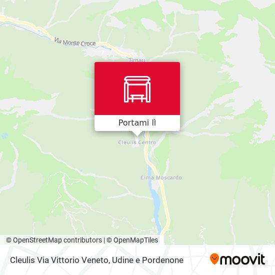 Mappa Cleulis Via Vittorio Veneto