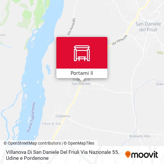 Mappa Villanova Di San Daniele Del Friuli Via Nazionale 55