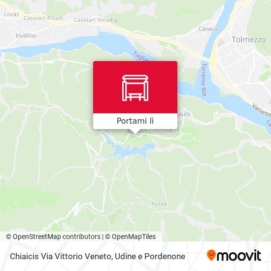 Mappa Chiaicis Via Vittorio Veneto