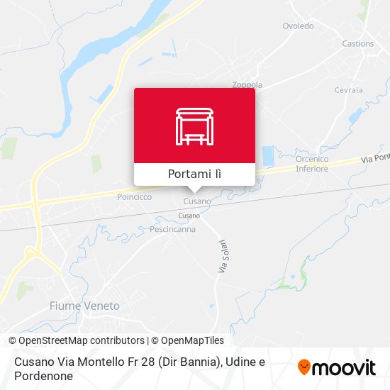 Mappa Cusano Via Montello Fr 28 (Dir Bannia)