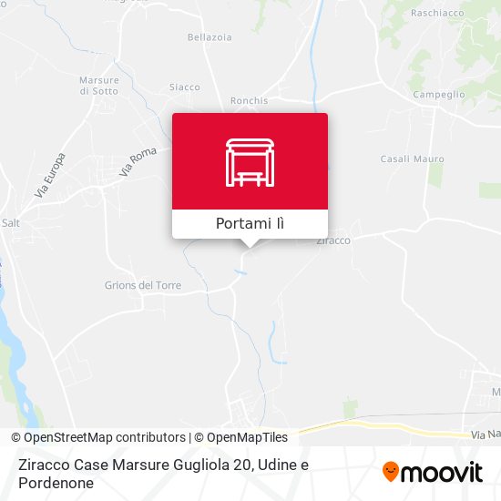 Mappa Ziracco Case Marsure Gugliola 20