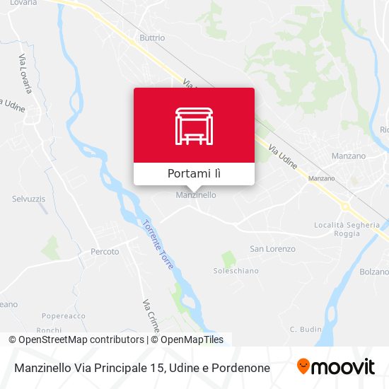 Mappa Manzinello Via Principale 15