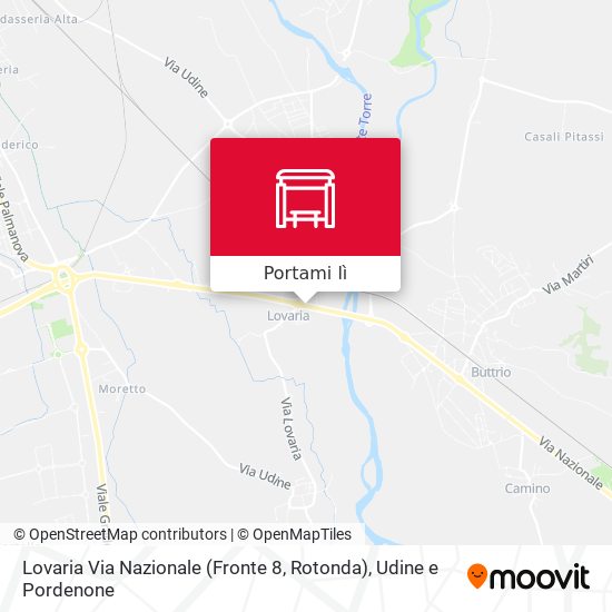 Mappa Lovaria Via Nazionale (Fronte 8, Rotonda)