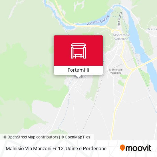 Mappa Malnisio Via Manzoni Fr 12