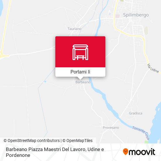 Mappa Barbeano Piazza Maestri Del Lavoro