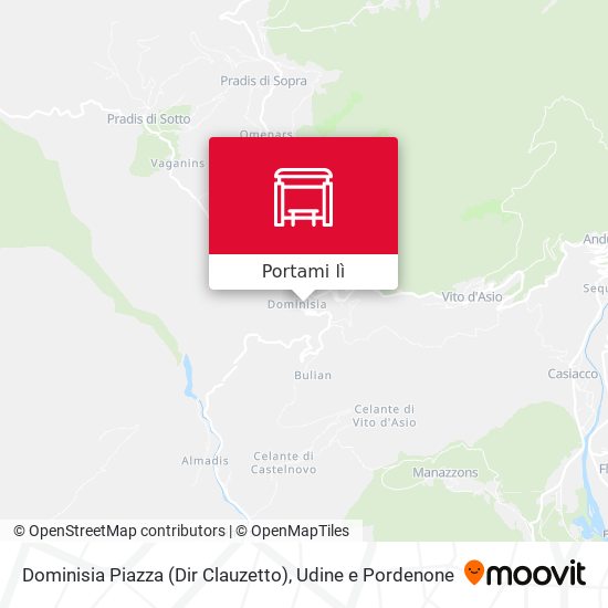 Mappa Dominisia Piazza (Dir Clauzetto)