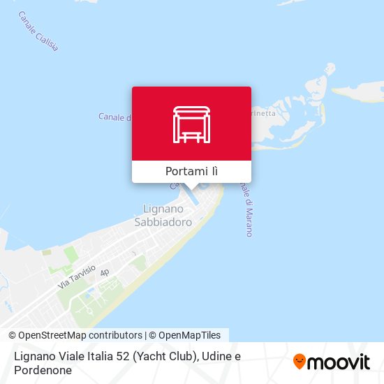Mappa Lignano Viale Italia 52 (Yacht Club)