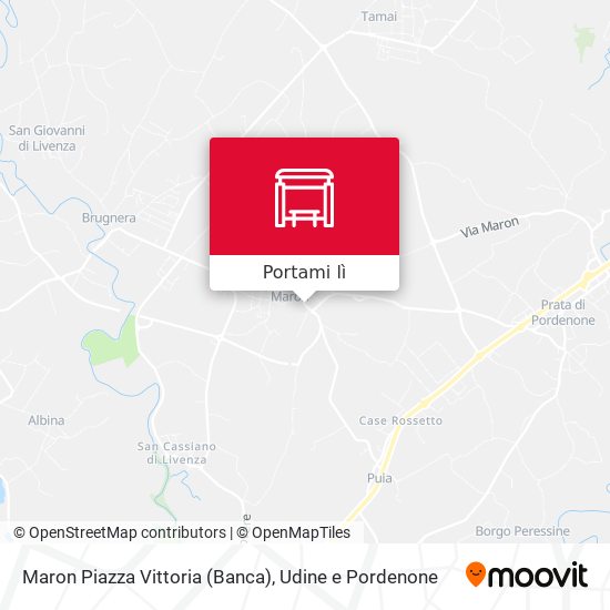 Mappa Maron Piazza Vittoria (Banca)