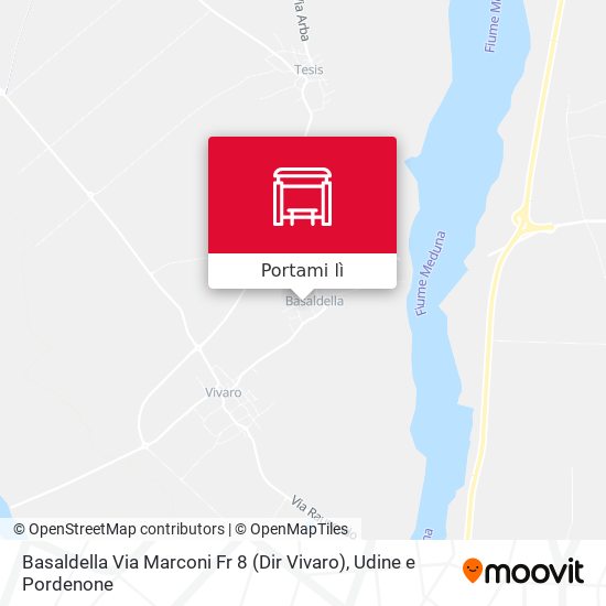 Mappa Basaldella Via Marconi Fr 8 (Dir Vivaro)
