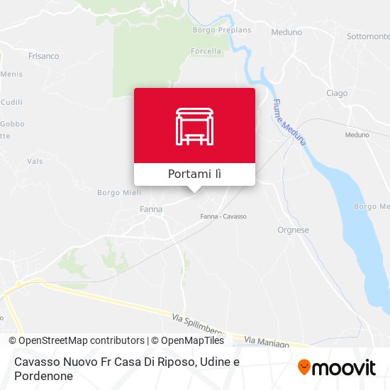 Mappa Cavasso Nuovo Fr Casa Di Riposo
