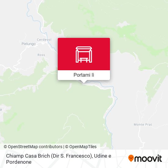 Mappa Chiamp Casa Brich (Dir S. Francesco)