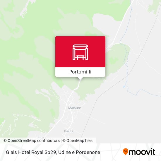 Mappa Giais Hotel Royal Sp29