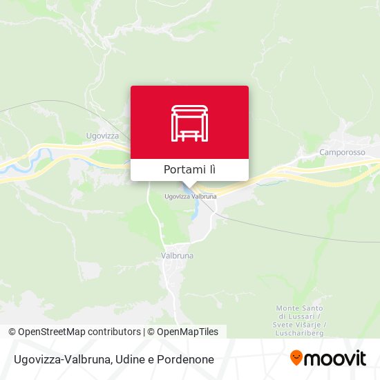 Mappa Ugovizza-Valbruna