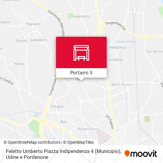 Mappa Feletto Umberto Piazza Indipendenza 4 (Municipio)