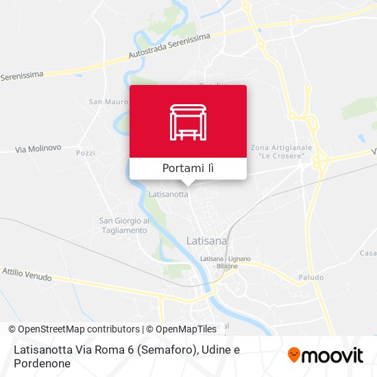 Mappa Latisanotta Via Roma 6 (Semaforo)