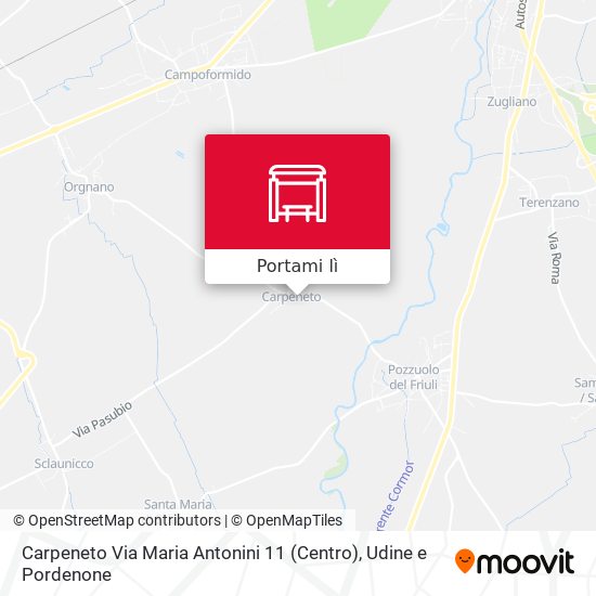 Mappa Carpeneto Via Maria Antonini 11 (Centro)