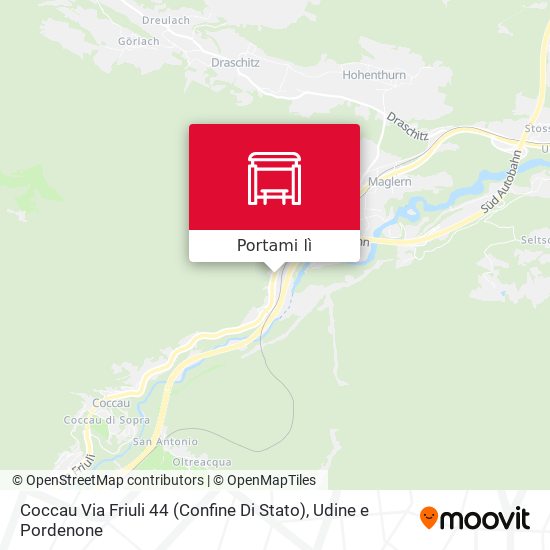 Mappa Coccau Via Friuli 44 (Confine Di Stato)