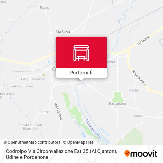 Mappa Codroipo Via Circonvallazione Est 35 (Al Cjanton)