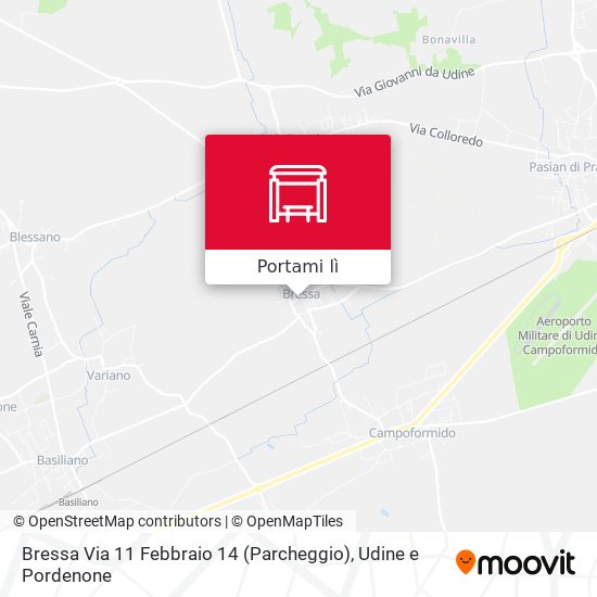 Mappa Bressa Via 11 Febbraio 14 (Parcheggio)