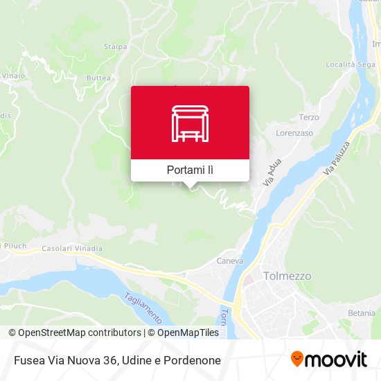 Mappa Fusea Via Nuova 36