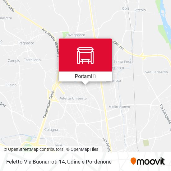 Mappa Feletto Via Buonarroti 14