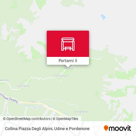 Mappa Collina Piazza Degli Alpini
