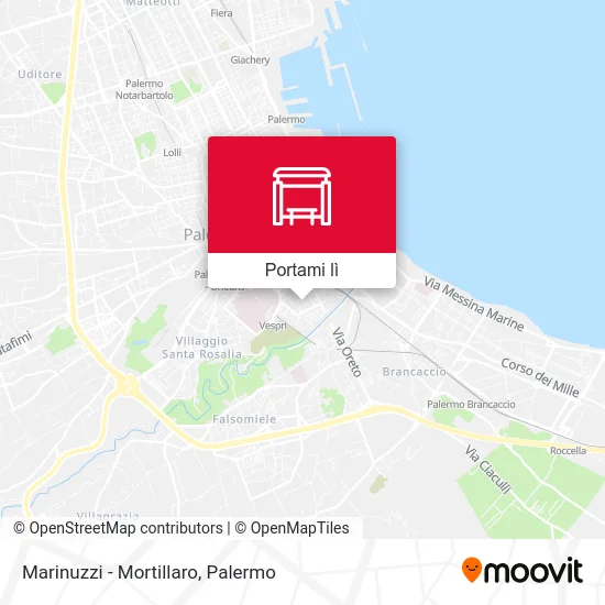 Mappa Marinuzzi - Mortillaro