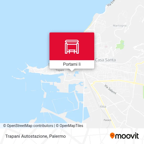 Mappa Trapani Autostazione