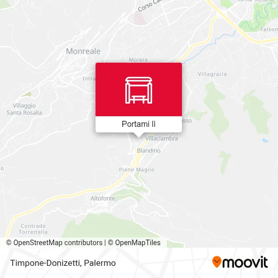 Mappa Timpone-Donizetti