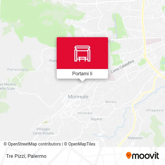 Mappa Tre Pizzi