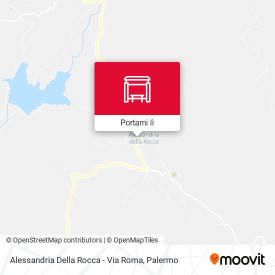 Mappa Alessandria Della Rocca - Via Roma