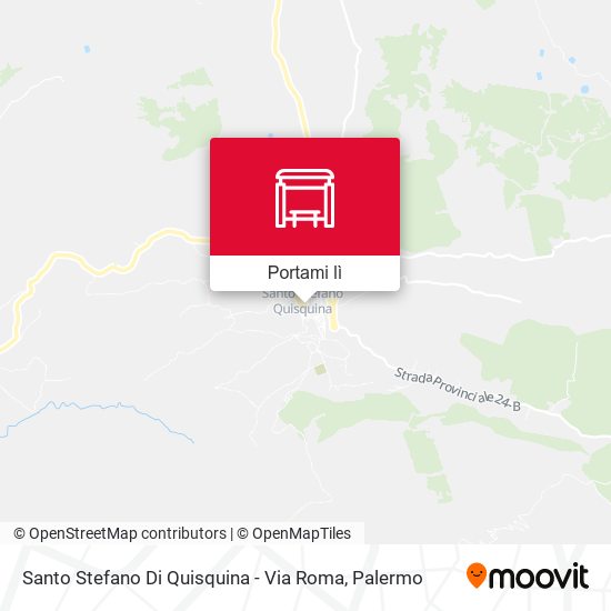 Mappa Santo Stefano Di Quisquina - Via Roma