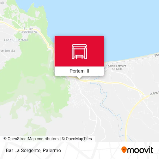 Mappa Bar La Sorgente