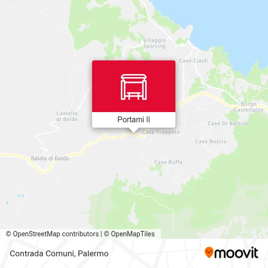 Mappa Contrada Comuni