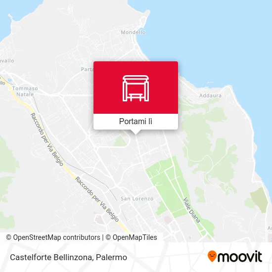 Mappa Castelforte Bellinzona