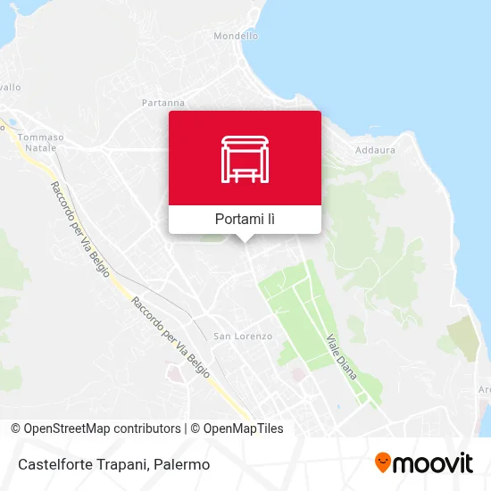 Mappa Castelforte Trapani