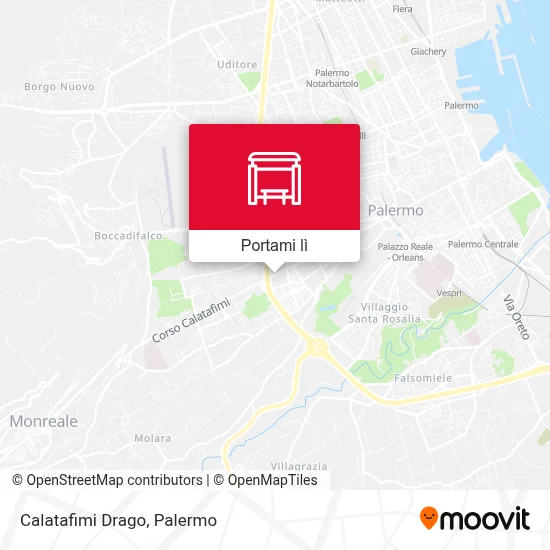 Mappa Calatafimi Drago
