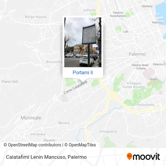 Mappa Calatafimi Lenin Mancuso