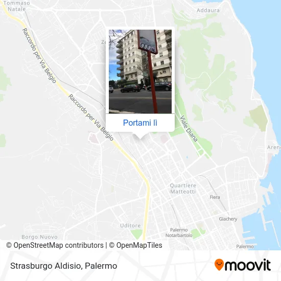 Mappa Strasburgo Aldisio