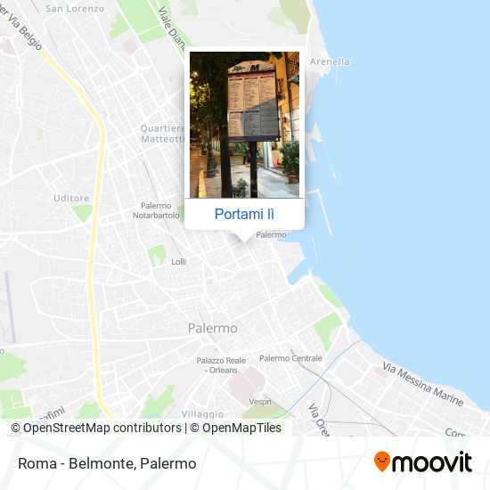 Mappa Roma - Belmonte
