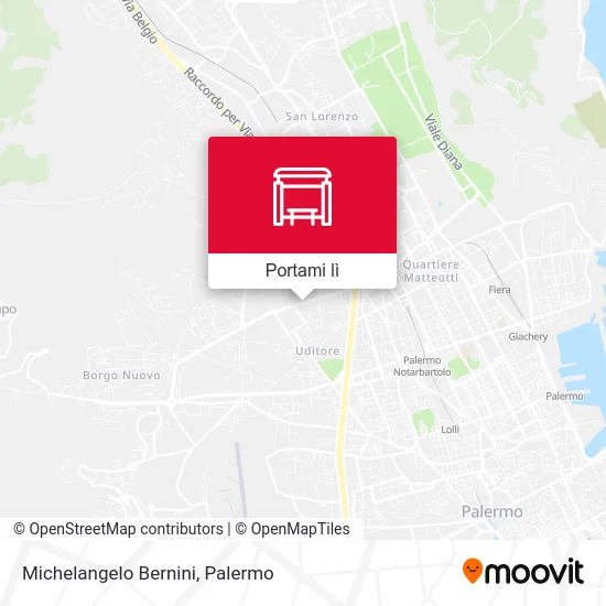 Mappa Michelangelo Bernini