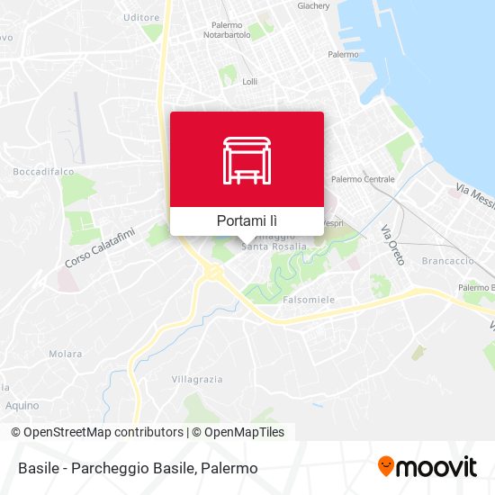 Mappa Basile - Parcheggio Basile