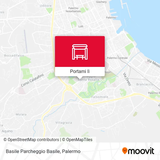 Mappa Basile Parcheggio Basile