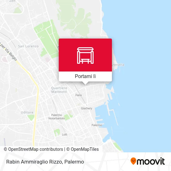 Mappa Rabin Ammiraglio Rizzo