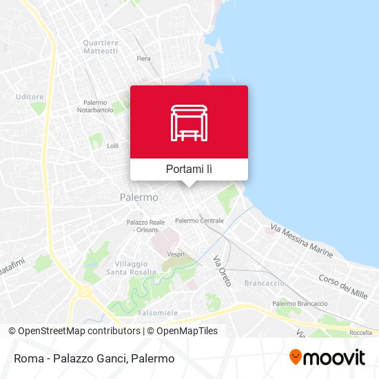 Mappa Roma - Palazzo Ganci